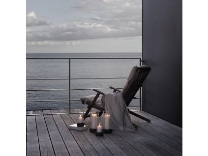 Κηροπήγιο HURRICANE 28 cm, μαύρο, πήλινο, Stelton