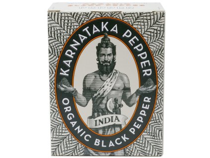 Βιολογικό μαύρο πιπέρι KARNATAKA 50 g, India, Nordur Salt