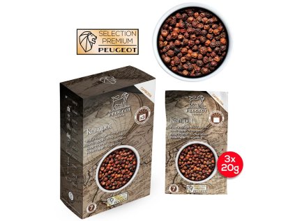 Κόκκινη πιπεριά KAMPOT PREMIUM 3 x 20 g, Peugeot