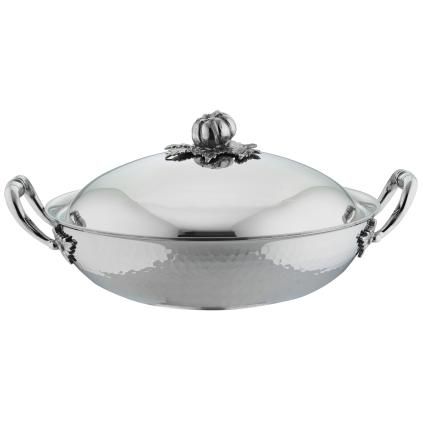 Τηγάνι wok OPUS PRIMA 30 cm, ασήμι, ανοξείδωτο ατσάλι, Ruffoni
