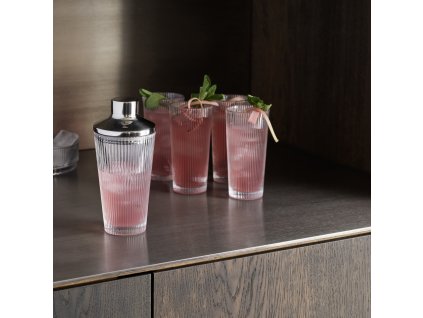 Σέικερ για κοκτέιλ PILASTRO 400 ml, διαφανές, από γυαλί, Stelton
