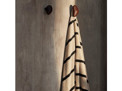 Πετσέτα χεριών ALEE 50 x 100 cm, άμμος, βαμβακερό, σταθερή LIVING