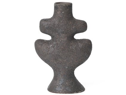 Κηροπήγιο YARA 16 cm, γκρι, ψαμμίτης, σταθερό LIVING