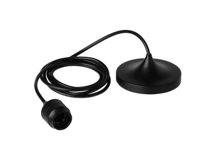 Κρεμαστό φωτιστικό οροφής CORD PRO 8 cm, μαύρο, αλουμίνιο, Umage