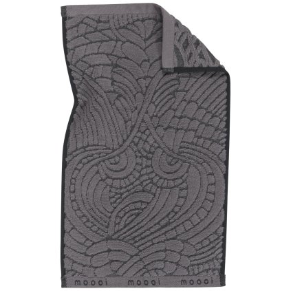 Πετσέτα χεριών DODO PAVONE 30 x 50 cm, γκρι, βαμβακερό, Moooi