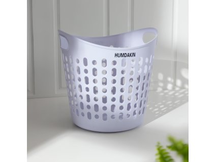 Καλάθι για ρούχα πλυντηρίου 40 cm, μπλε, πλαστικό, Humdakin