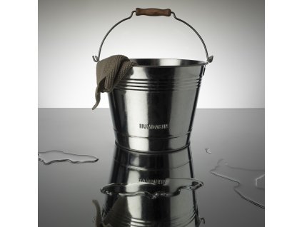 Κάδος πλυσίματος 5 l, ασημί, μέταλλο, Humdakin