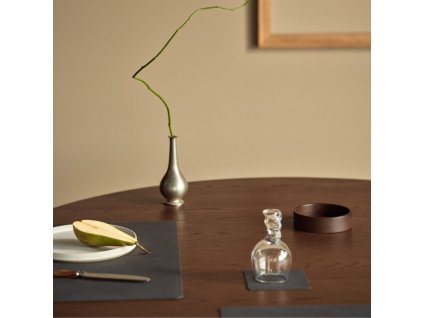 Σουπλά SQUARE NUPO 35 x 45 cm, ανθρακί, δέρμα, LIND DNA