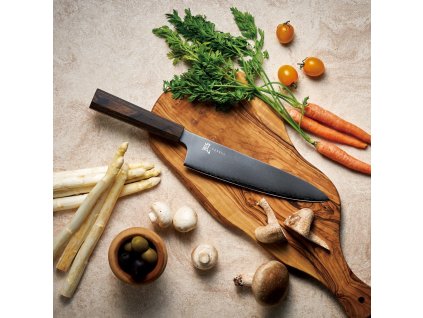 Μαχαίρι Santoku HANA 16,5 cm, καφέ, Yaxell