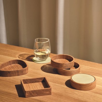 Μικρό κουτί αποθήκευσης κοσμημάτων WOOD BOX 11 cm, καφέ, ξύλο, LIND DNA