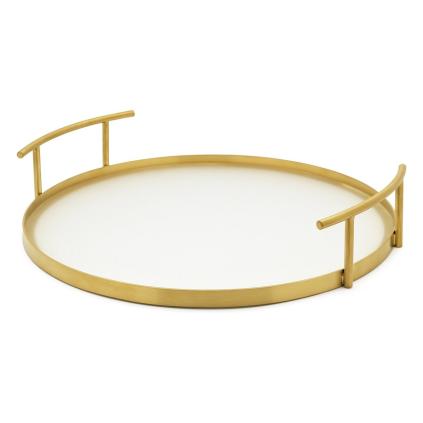 219506 servirovaci podnos arinto 37 cm zlata sklo nerezova ocel leopold vienna
