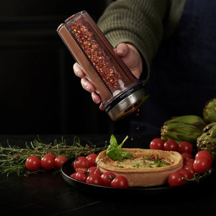 Βαζάκι μπαχαρικών SAUNDERTON HERB 19 εκ., ανοιχτό, ακρυλικό, Cole & Mason