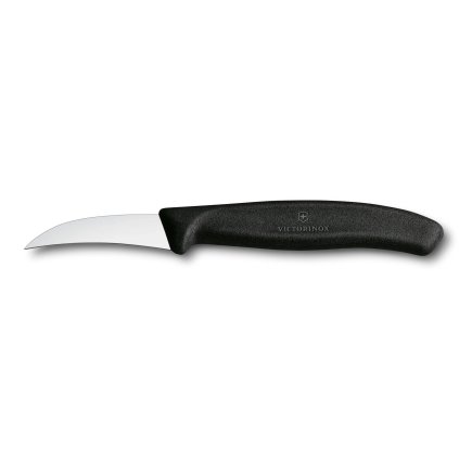 Μαχαίρι ξεφλουδίσματος 6 cm, μαύρο, πλαστικό, Victorinox