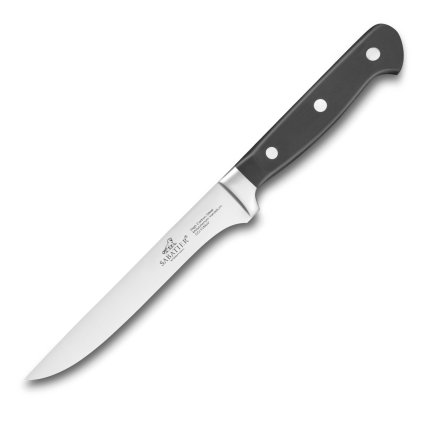 Μαχαίρι ξεκοκαλίσματος PLUTON 15 cm, πριτσίνια από ανοξείδωτο ατσάλι, μαύρο, Lion Sabatier