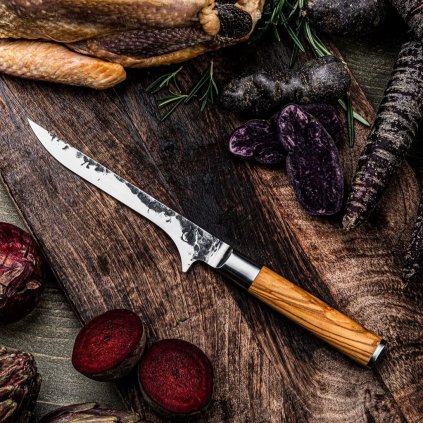 Μαχαίρι ξεκοκαλίσματος OLIVE 16 εκ., καφέ, Forged