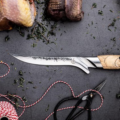 Μαχαίρι ξεκοκαλίσματος KATAI 16 εκ., καφέ, Forged