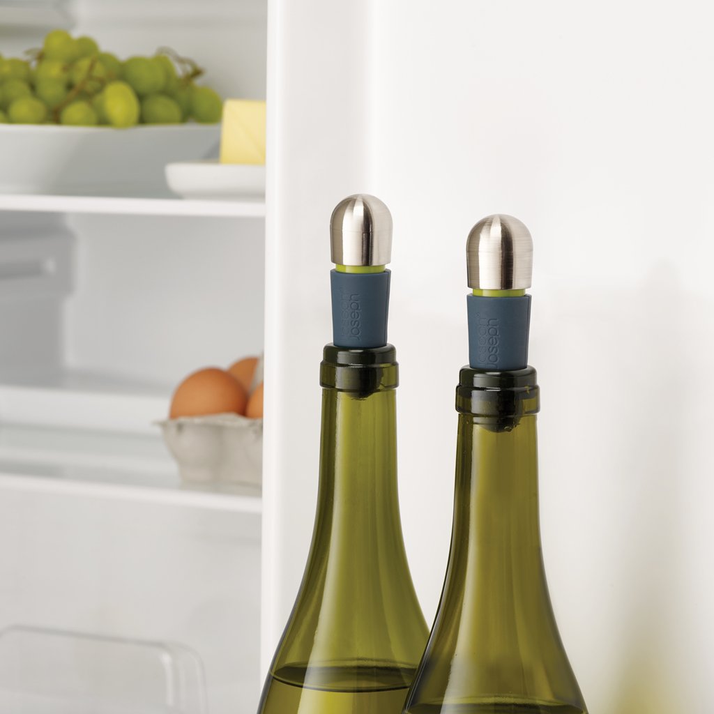 Πώμα κρασιού BARWISE TWIST -LOCK, σετ 2 τεμαχίων, Joseph Joseph