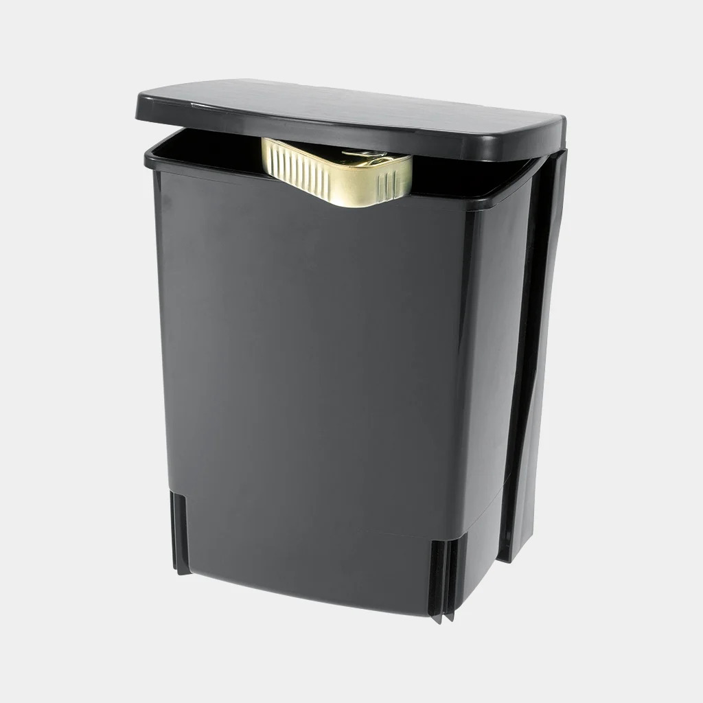 Εντοιχισμένος κάδος, 10 l, μαύρος, Brabantia