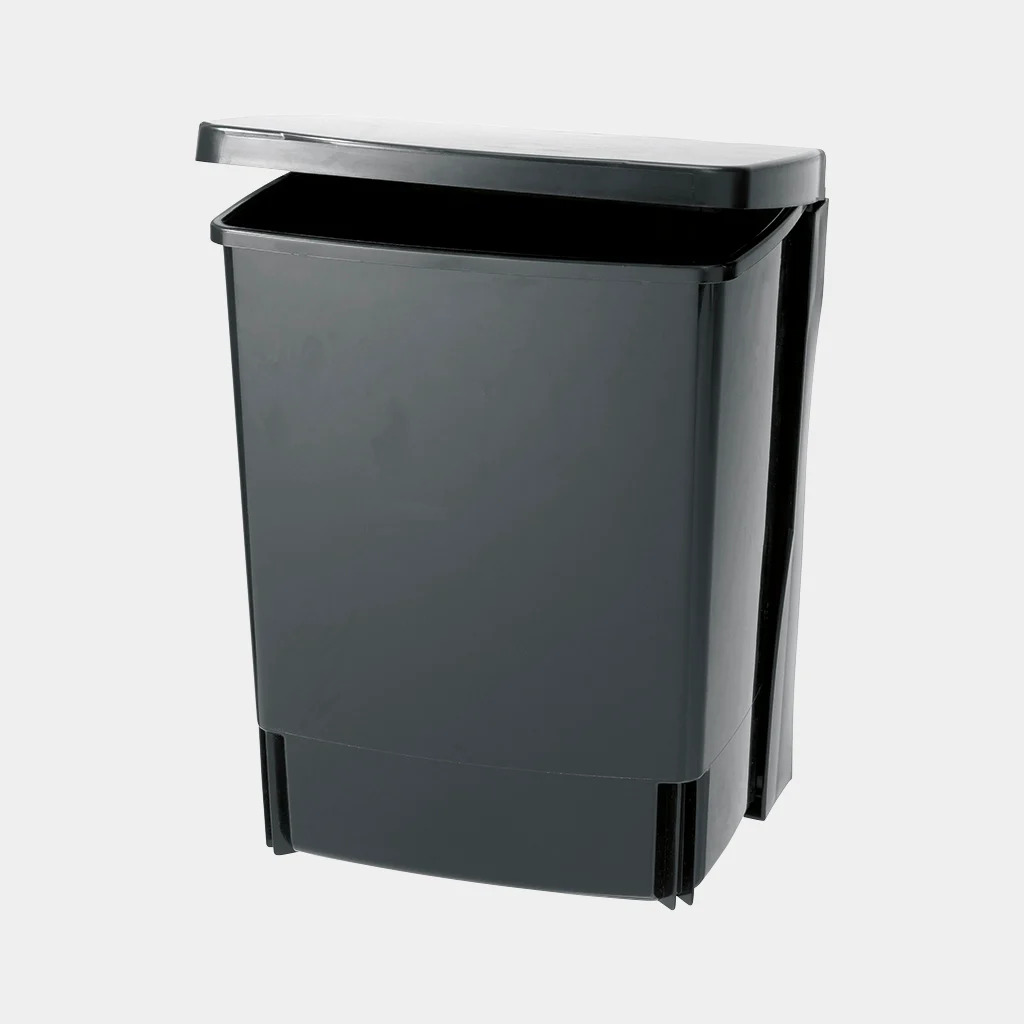 Εντοιχισμένος κάδος, 10 l, μαύρος, Brabantia