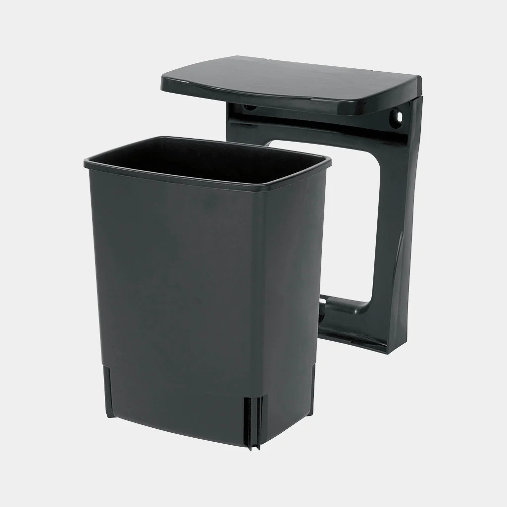 Εντοιχισμένος κάδος, 10 l, μαύρος, Brabantia