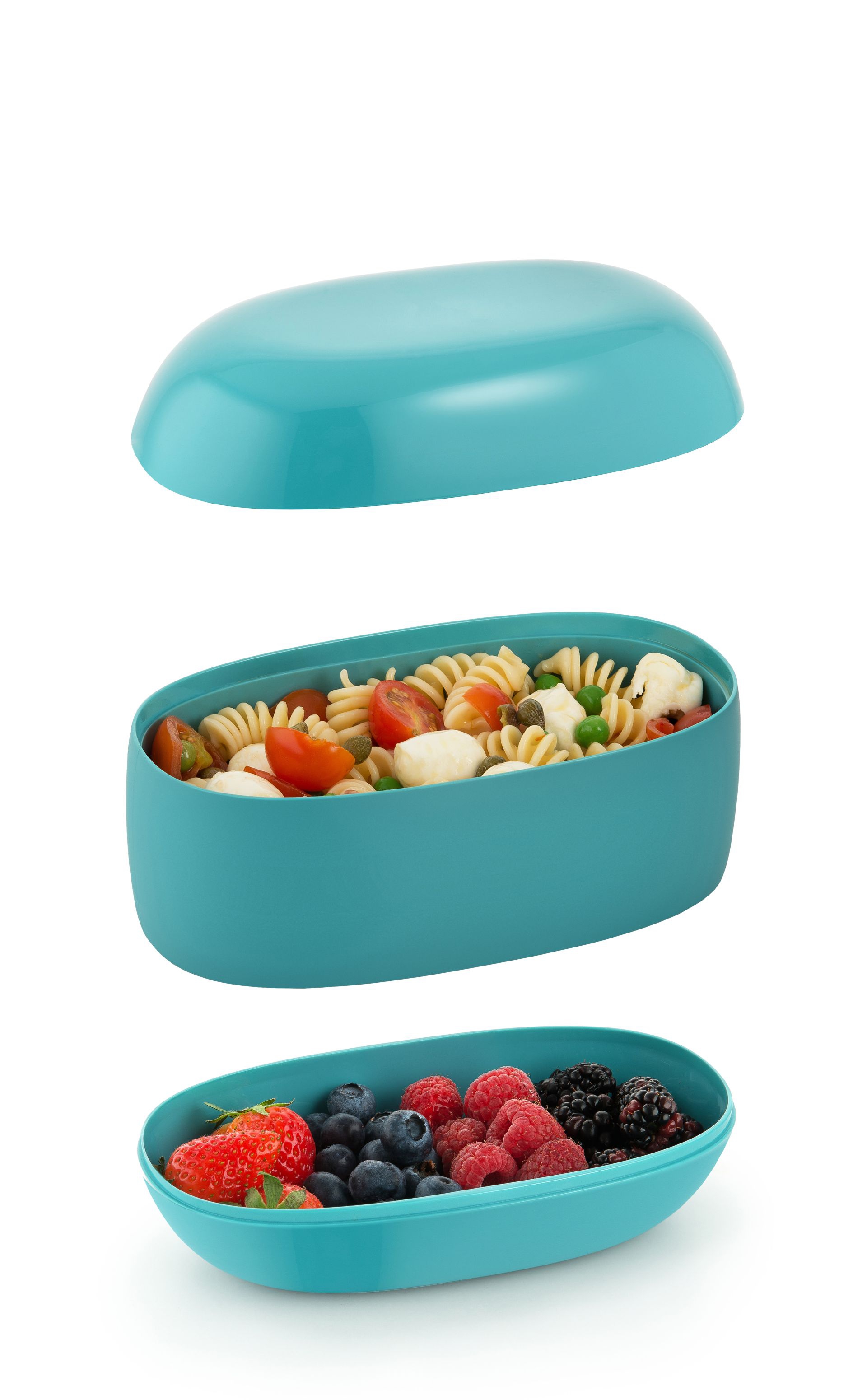 Δοχείο φαγητού FOOD A PORTER, 2 δοχεία, γκρι, Alessi
