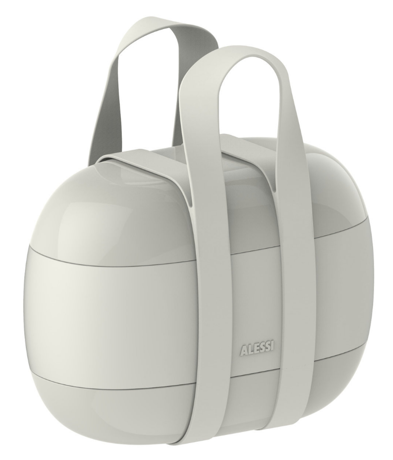 Δοχείο φαγητού FOOD A PORTER, 2 δοχεία, γκρι, Alessi