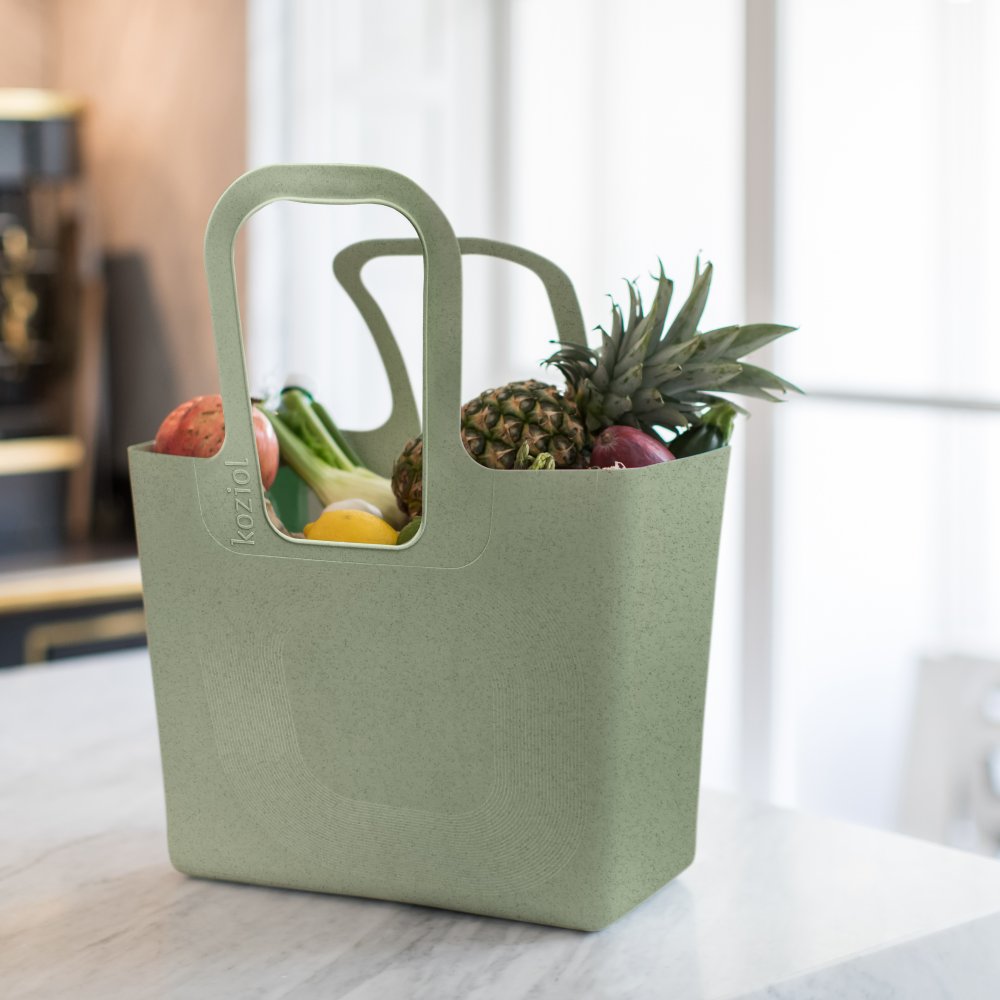 Τσάντα για ψώνια TASCHE XL, οργανικό πράσινο, Koziol
