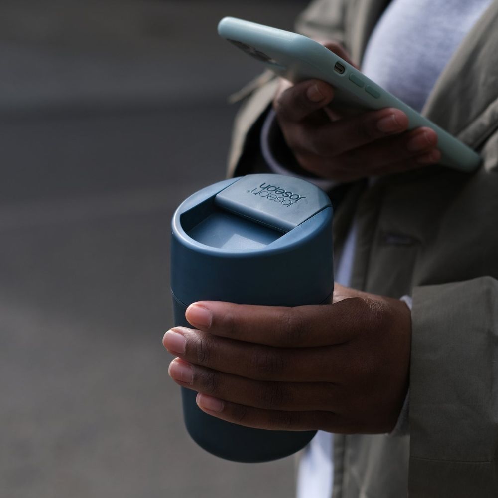 Κούπα θερμός ταξιδίου SIPP 81122, 340 ml, με στεγανό κλείσιμο, μπλε, Joseph Joseph