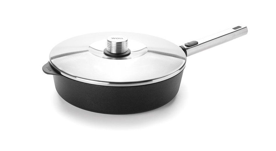 Τηγάνι saute LOGIC PRO XR IND, 28 cm, με αποσπώμενη λαβή, WOLL