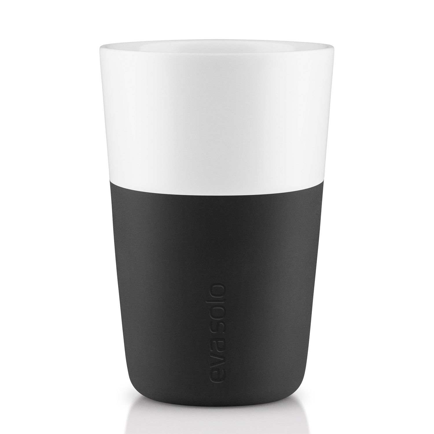 Κούπα, 360 ml, σετ 2 τεμαχίων, με κάλυμμα σιλικόνης, σε ανθρακί, Eva Solo