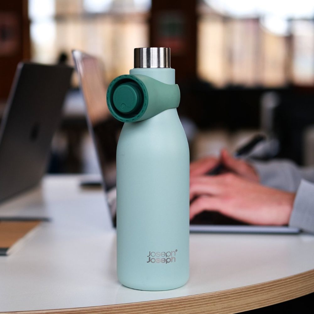 Φιάλη με αεροστεγές κλείσιμο LOOP 81118, 500 ml, σε πράσινο, Joseph Joseph