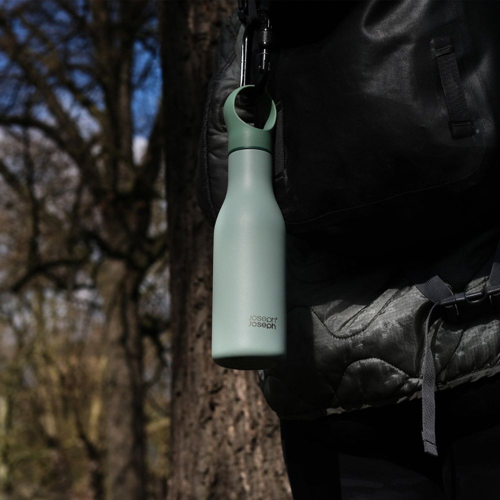 Φιάλη με αεροστεγές κλείσιμο LOOP 81118, 500 ml, σε πράσινο, Joseph Joseph