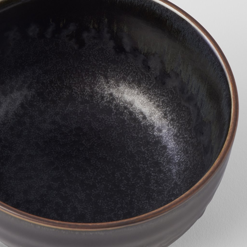 Μπολ σερβιρίσματος MATT & SHINY BLACK, 13 cm, 400 ml, MIJ