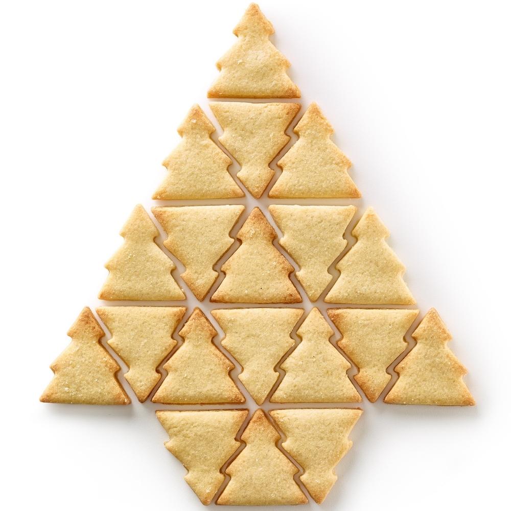 Κουπ πατ για μπισκότα CHRISTMAS TREE, 27 cm, πράσινο, Lékué