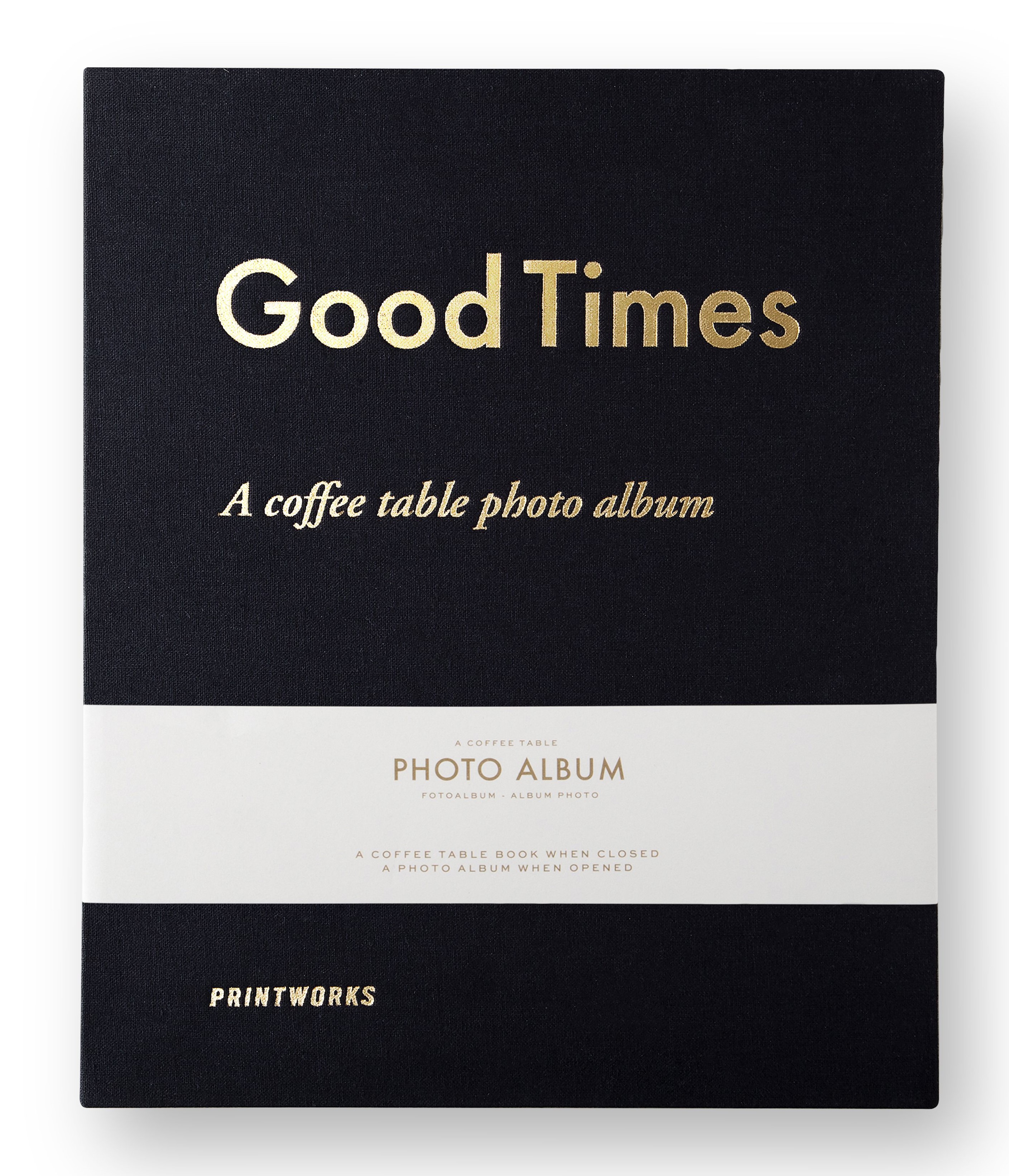 Άλμπουμ φωτογραφιών, GOOD TIMES, μαύρο, Printworks