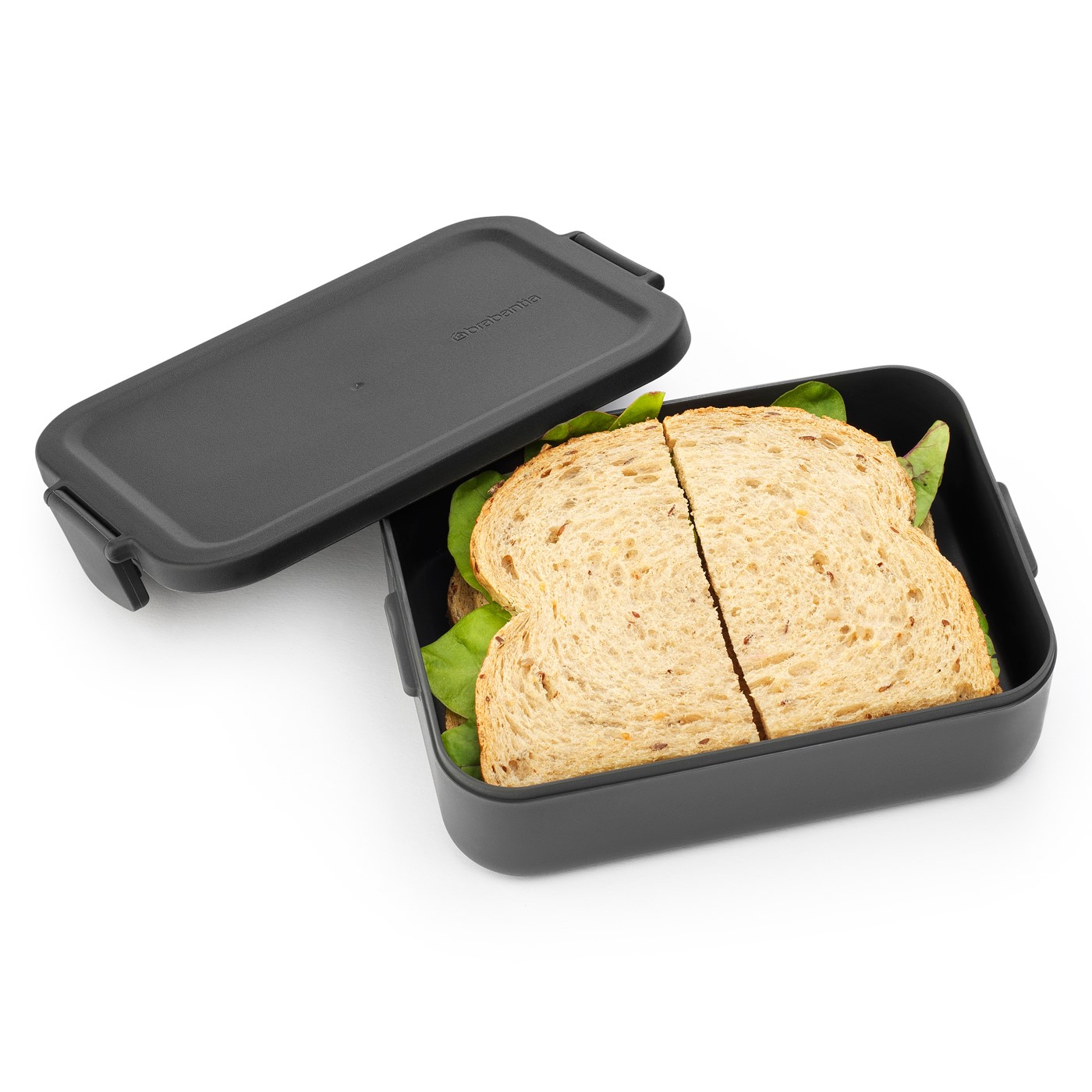 Δοχείο φαγητού MAKE & TAKE BENTO, 1,1 l, σκούρο γκρι, Brabantia
