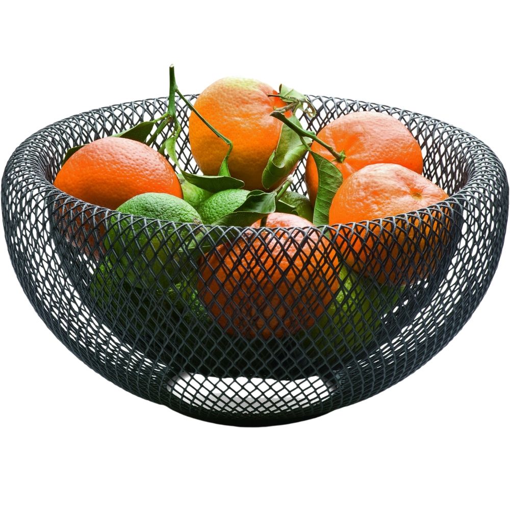 Μπολ για φρούτα MESH, 25 cm, σε μαύρο, Philippi