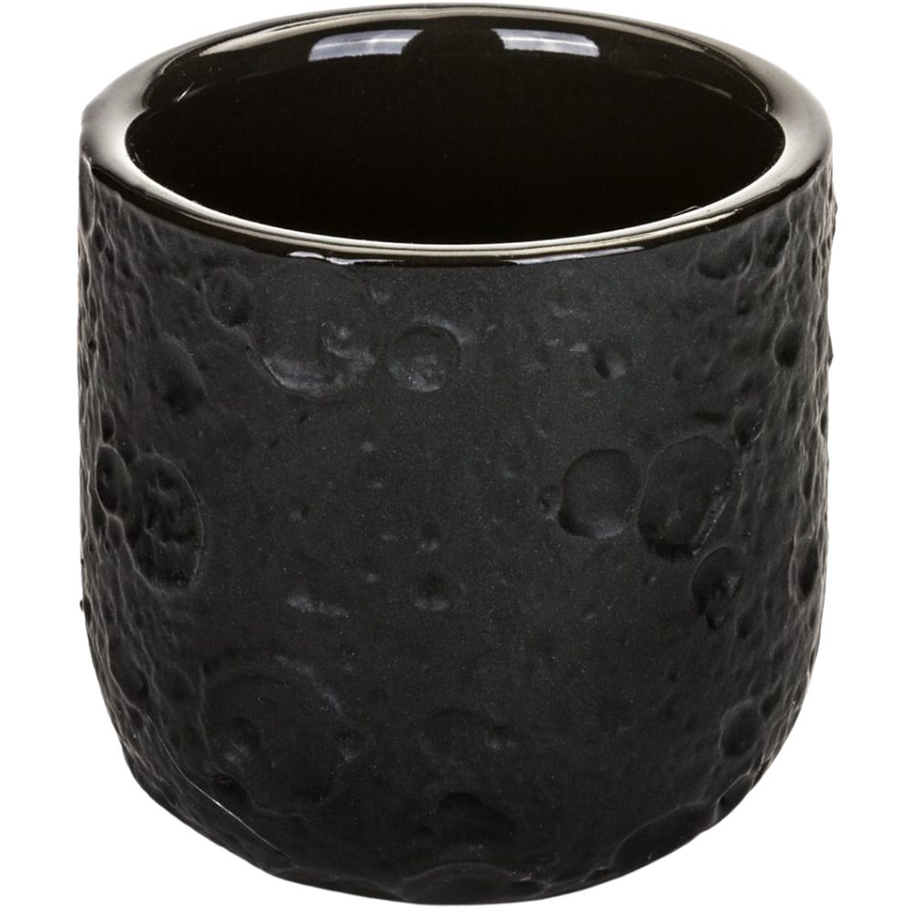 Φλιτζάνι εσπρέσο COSMIC DINER LUNAR, 5,8 cm, μαύρο, Seletti