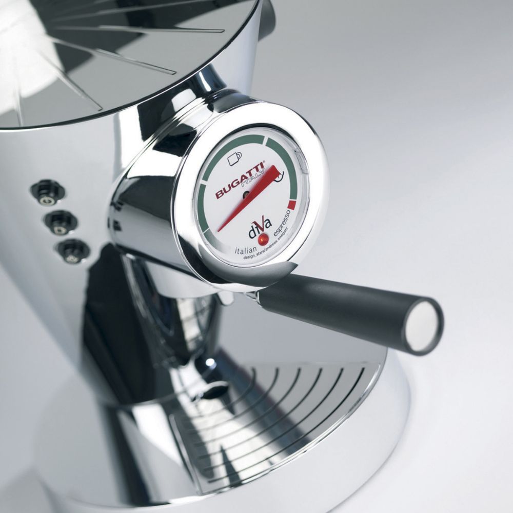 Καφετιέρα Espresso DIVA 0,8 l, ασημί, ανοξείδωτο ατσάλι, Bugatti