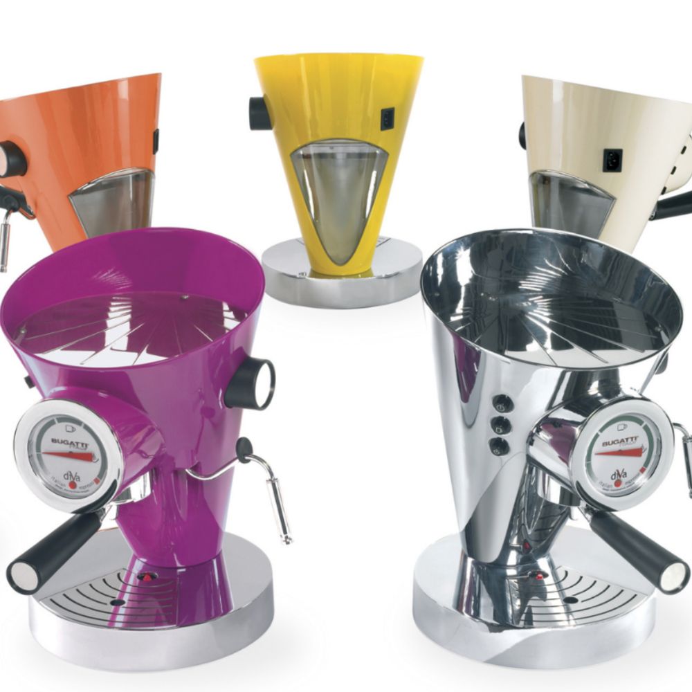 Καφετιέρα Espresso DIVA 0,8 l, ασημί, ανοξείδωτο ατσάλι, Bugatti