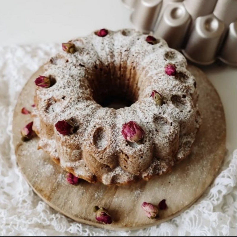 Φόρμα ζαχαροπλαστικής Bundt SWEET MAGIC MARQUISE 24,5 cm, μπρούντζος, αλουμίνιο, Guardini
