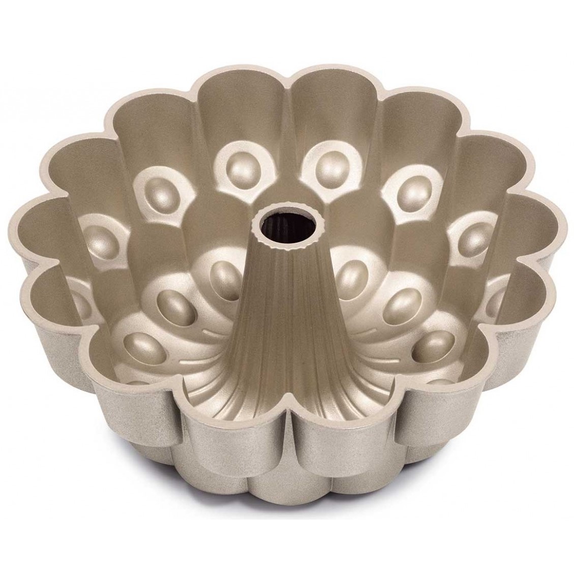 Φόρμα ζαχαροπλαστικής Bundt SWEET MAGIC MARQUISE 24,5 cm, μπρούντζος, αλουμίνιο, Guardini