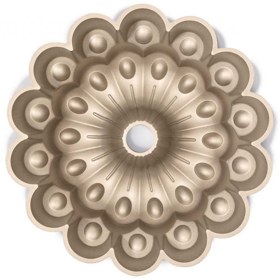 Φόρμα ζαχαροπλαστικής Bundt SWEET MAGIC MARQUISE 24,5 cm, μπρούντζος, αλουμίνιο, Guardini