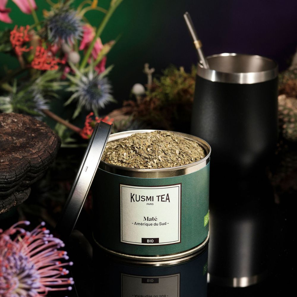 Πράσινο τσάι MATE, 100 g τσάι σε δοχείο, Kusmi Tea