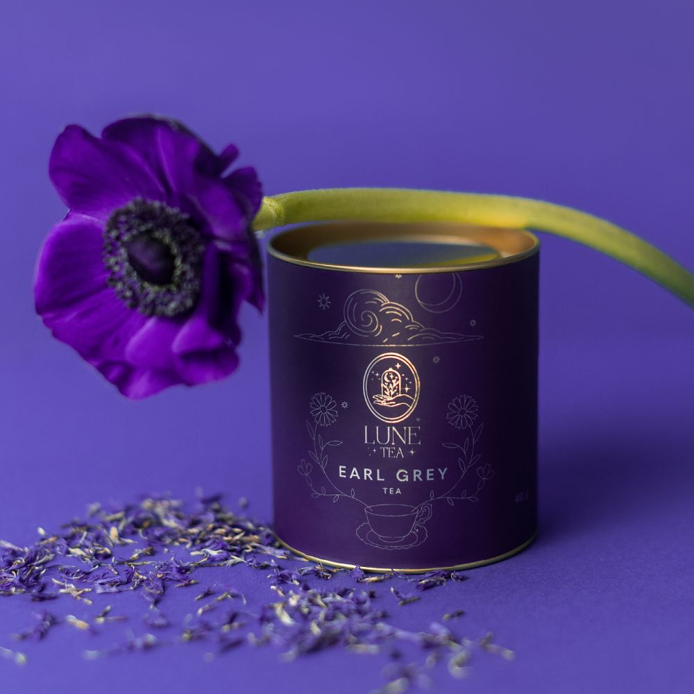 Μαύρο τσάι EARL GREY, δοχείο 40 g, Lune Tea