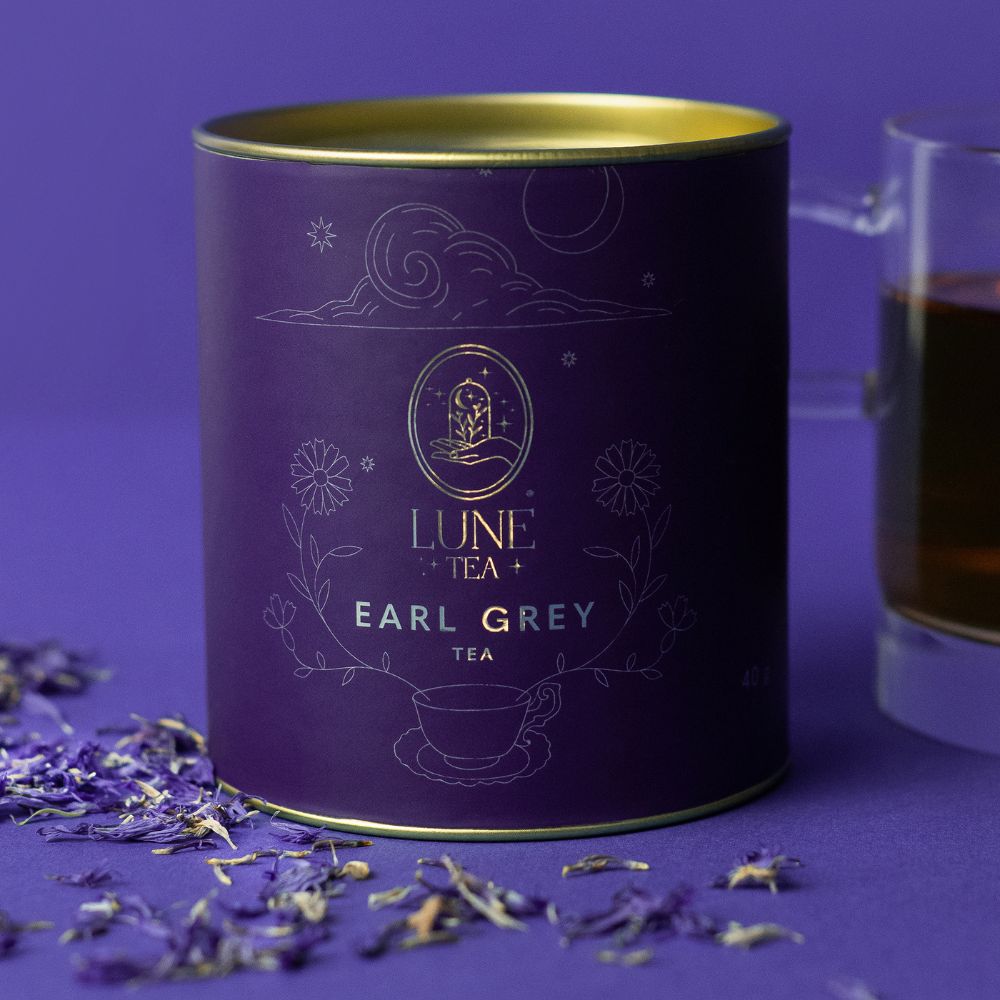 Μαύρο τσάι EARL GREY, δοχείο 40 g, Lune Tea