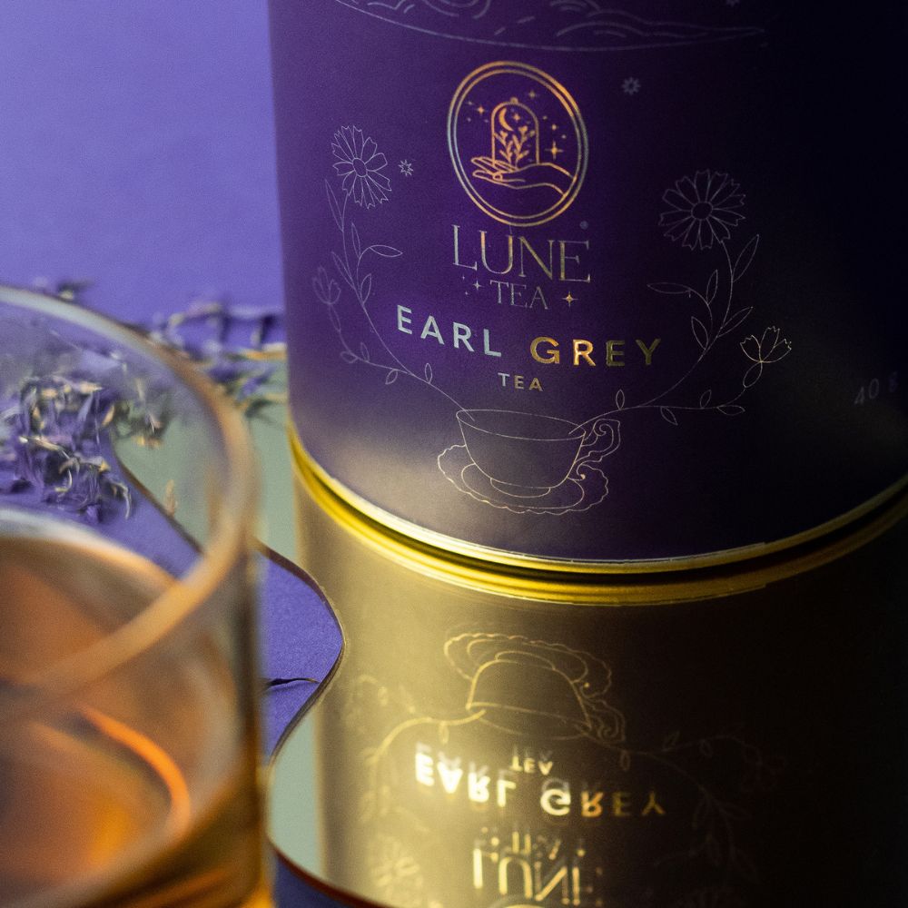 Μαύρο τσάι EARL GREY, δοχείο 40 g, Lune Tea