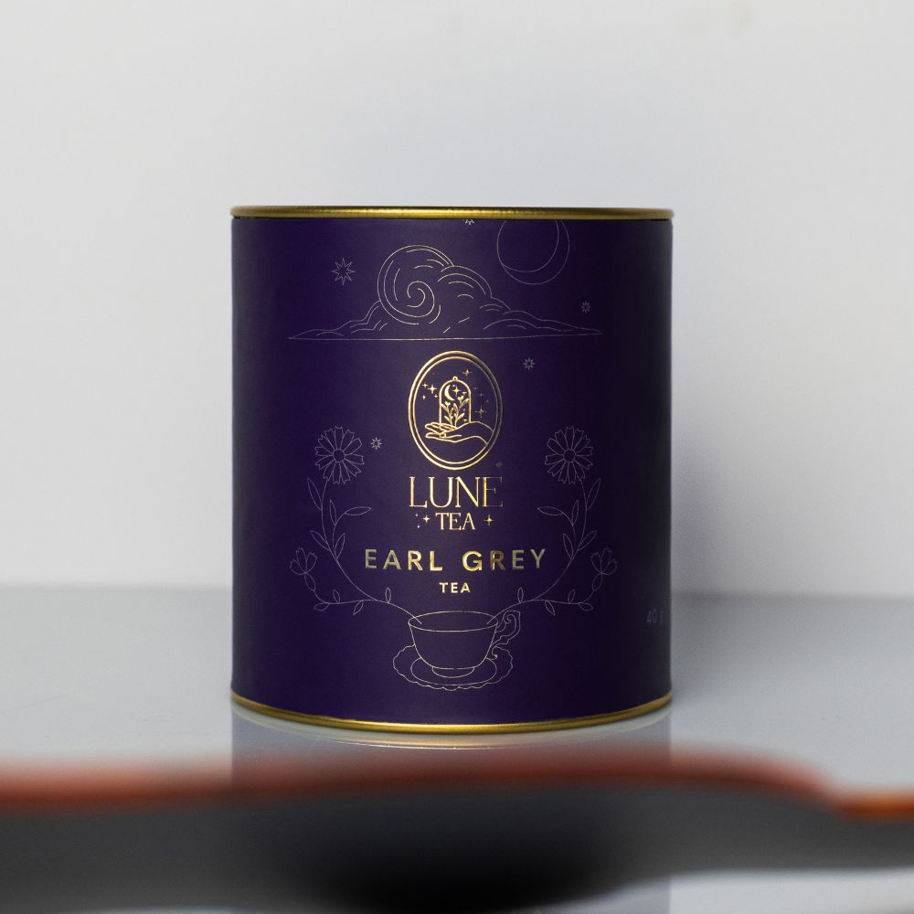 Μαύρο τσάι EARL GREY, δοχείο 40 g, Lune Tea
