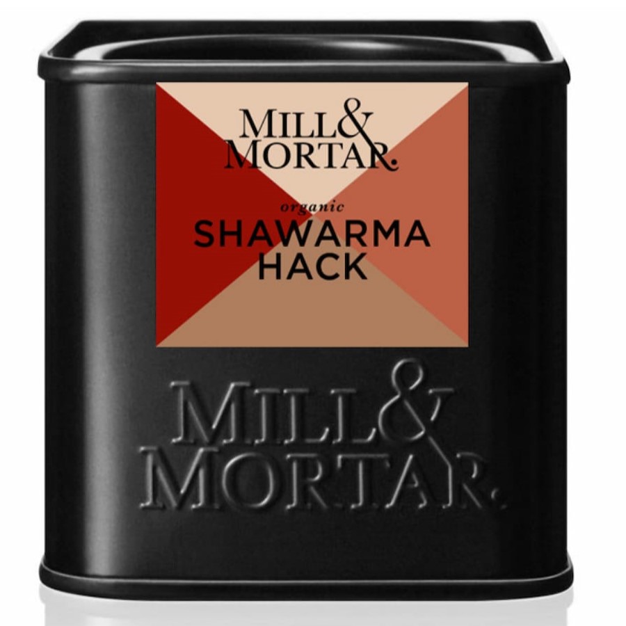 Βιολογικά μείγματα μπαχαρικών SHAWARMA HACK 45 g, Mill & Mortar
