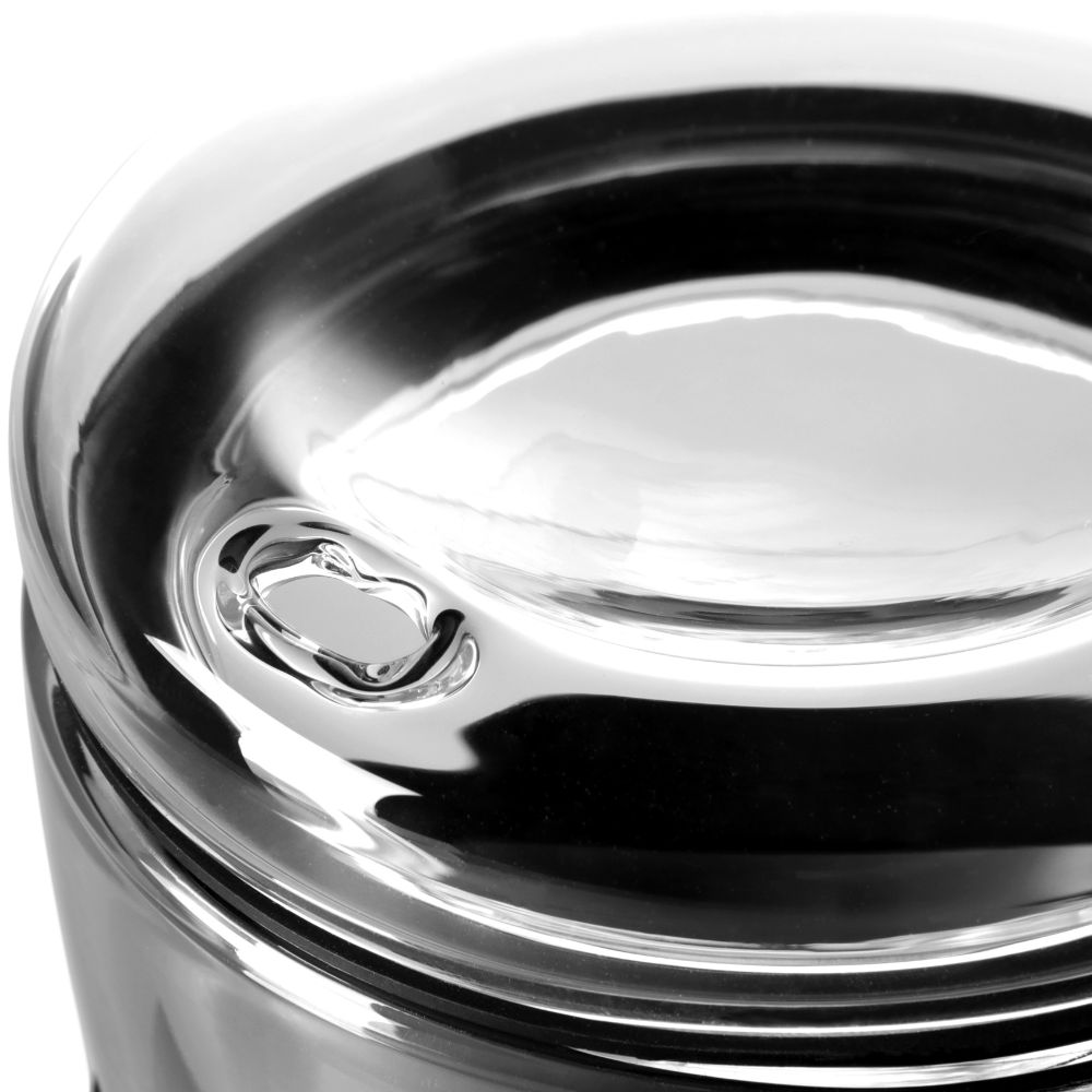 Κούπα θερμός ταξιδίου MINIMA 450 ml, μαύρο, από γυαλί, Viva Scandinavia